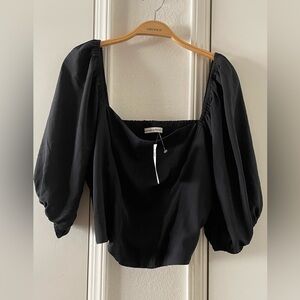 Abercrombie & Fitch Women's Black Crop-top